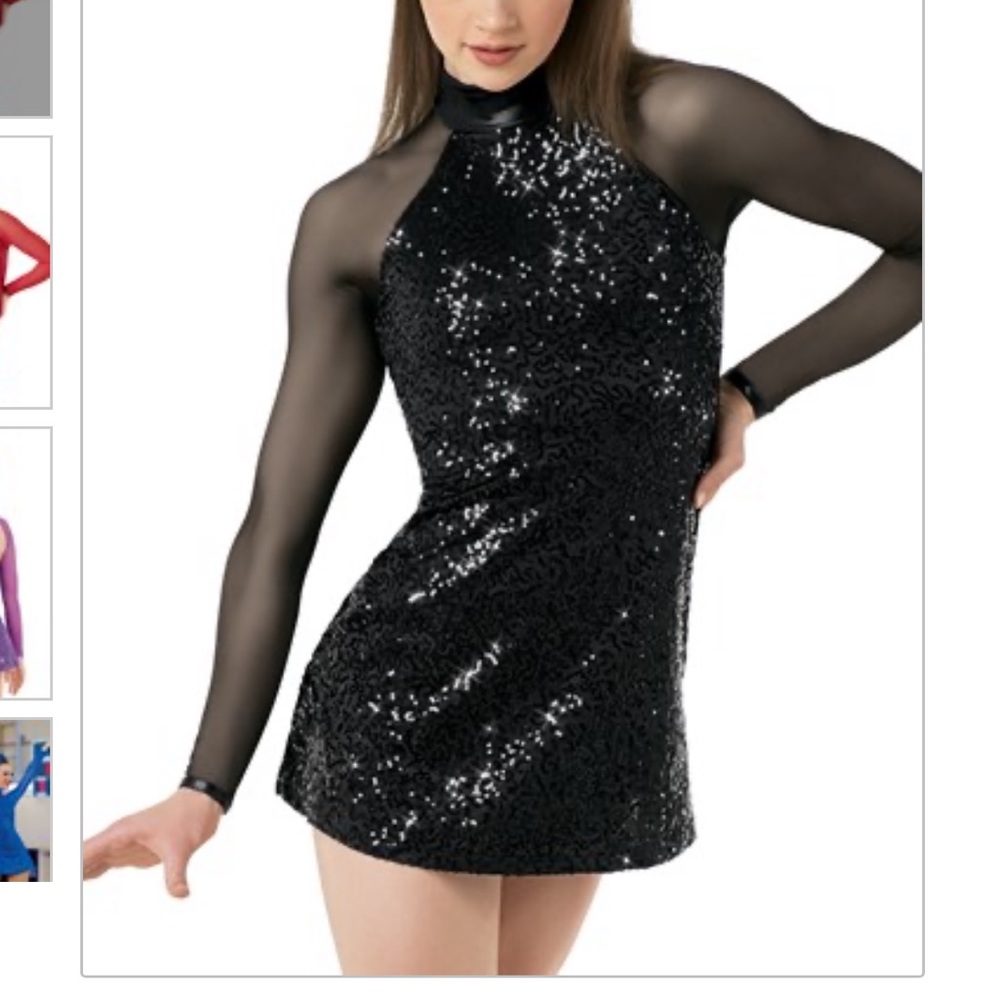 Sequin performance dress